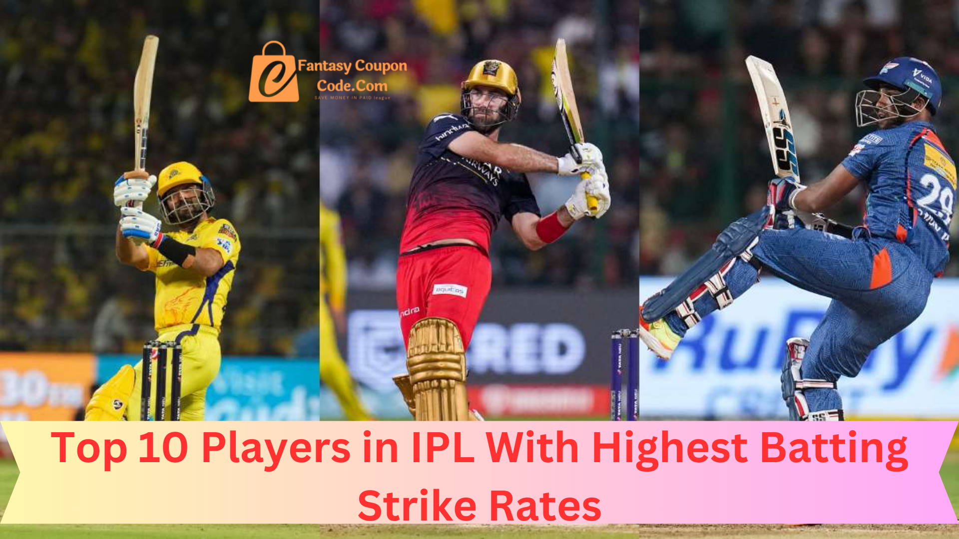 Top 10 Players in IPL With Highest Batting Strike Rates (2008-2024)