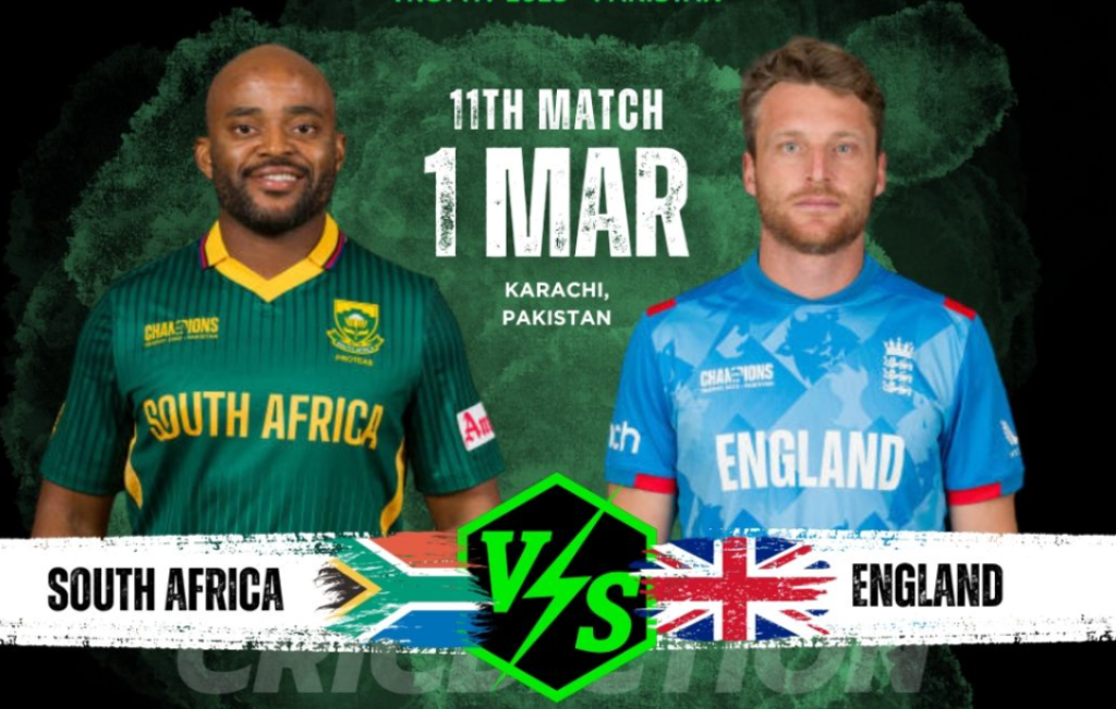 SA vs ENG Dream11 Prediction Today Match Champions Trophy 2025