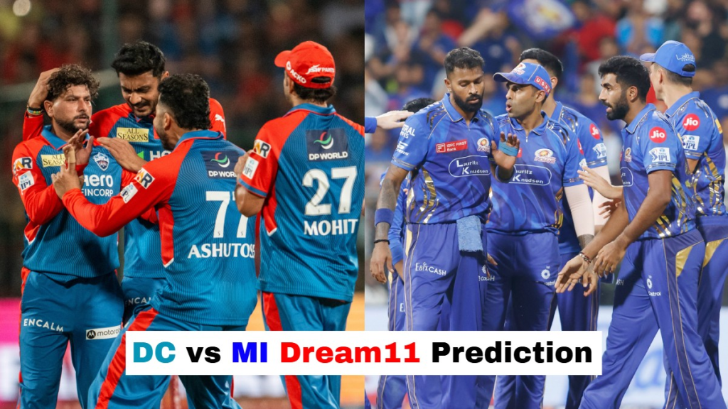 MI vs DC Dream11 Prediction 63rd Match, IPL 2025