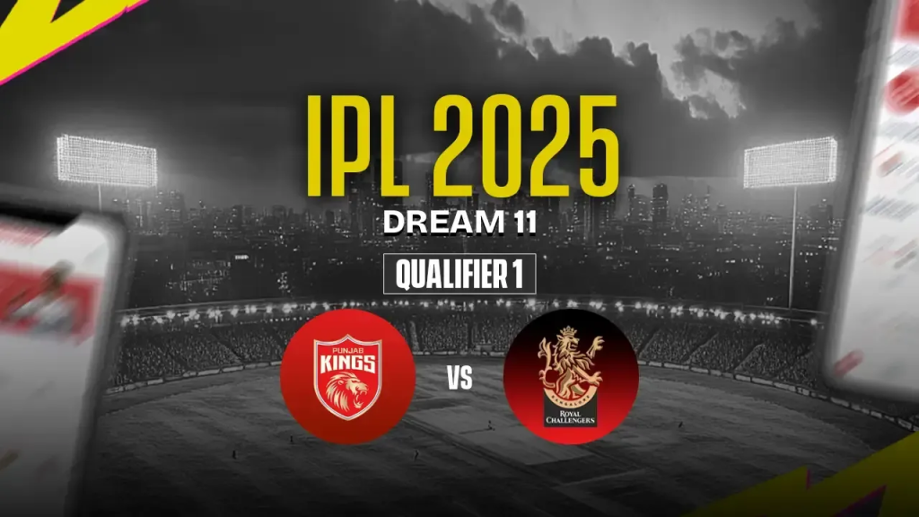 PBKS vs RCB Dream11 Prediction Qualifier 1, IPL 2025