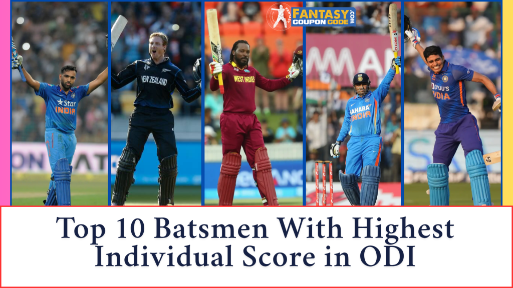 Top 10 Batsmen With Highest Individual Score in ODI