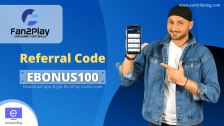 Fan2Play Referral Code: EBONUS100 || Free Entry Contests || 100% usable cash bonus.